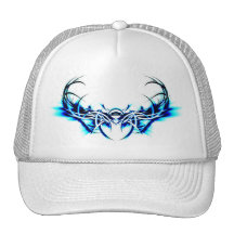 Scarabée bleu casquette de camionneur