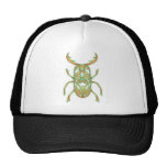 Scarabée orange et vert casquettes de camionneur