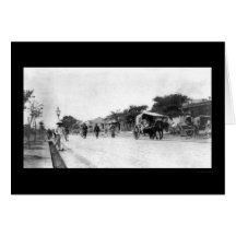 Scène 1911 de rue de Pékin, Chine Cartes De Vœux
