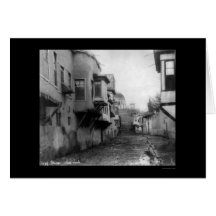 Scène de rue à Damas, Syrie 1895 Cartes De Vœux