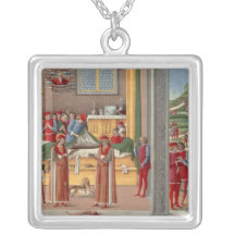 Scène médiévale d'amputation colliers