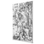 Scène van de Apocalyps Stretched Canvas Print