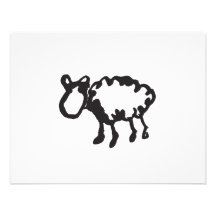 Schapen Gepersonaliseerde Uitnodigingen