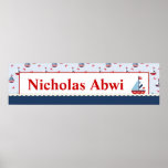 Schepen Ahoy! Banner C Poster