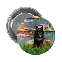 Schipperke 4 - Lis 2 Pin's Avec Agrafe