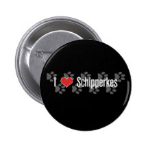 Schipperkes I (de coeur) Badges