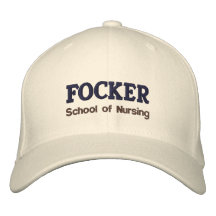 School FOCKER van Verzorging Geborduurde Basebal Pet