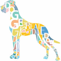 Schriftendogge Photofigur