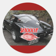 Schrijver uit de klassieke oudheid van het Korvet  Ronde Stickers