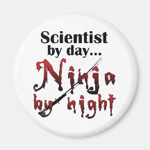 Scientifique Ninja Aimants Pour Réfrigérateur