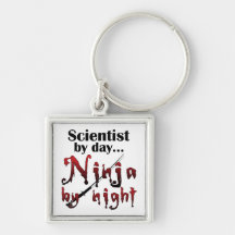 Scientifique Ninja Porte-clef