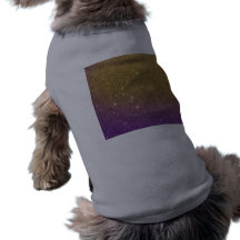 Scintillement à la mode Girly de gradient de Faux Tee-shirts Pour Chien