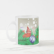 Scintillement d'ornements de Noël Mug
