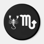 Scorpion avec le symbole aimants