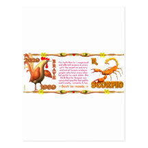 Scorpion de zodiaque de rôle de la terre de Valxar Carte Postale