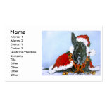 Scottie Claus Visitekaartjes Sjabloon