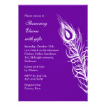 Secouez votre douche nuptiale de plumes de queue ( invitations personnalisées