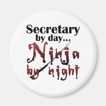 Secrétaire Ninja Magnets Pour Réfrigérateur