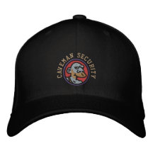 SÉCURITÉ D'HOMME DES CAVERNES CASQUETTE DE BASEBALL
