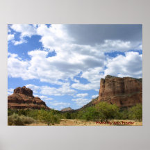 Sedona, vue de roche de l'Arizona/Bell Posters