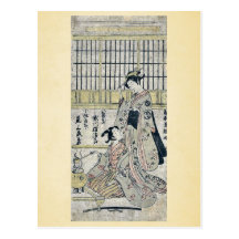 Segawa Yūjiro en Onoe Tamizo door Torii, Kiyotsune Wens Kaarten