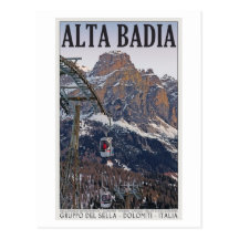 Sella Ronda - gondole d'Alta Badia Cartes Postales