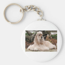 Série américaine de cocker porte-clefs