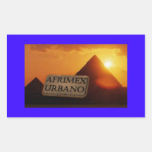 Série de lever de soleil de pyramide d'AfriMex Urb Autocollants