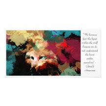 Série d'esprit de loup - Sunka de vagabondage Cartes Avec Photo