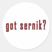 sernik obtenu ? adhésifs ronds