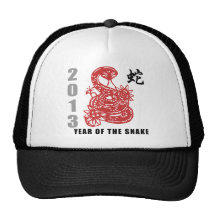 Serpent chinois 2013 de zodiaque casquettes