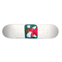 Serpentez par Noël et cloches de chapeau de père N Planches À Roulettes Customisées
