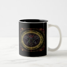 Serpents de pentagone étoilé tasse à café