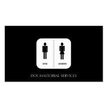 Service B/B de portier/gardien/domestique Cartes De Visite Personnelles