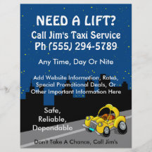 Service de taxi prospectus