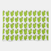 Serviette à pois de grenouille linges de cuisine