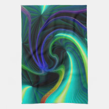 Serviette de cuisine bleue linge de cuisine