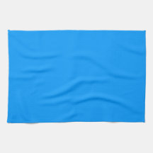 Serviettes de cuisine bleues azurées serviette éponge