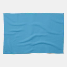 Serviettes de cuisine bleues curieuses serviette éponge