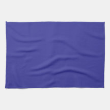 Serviettes de cuisine bleues de saphir serviette pour les mains