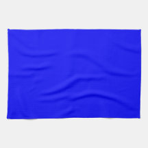 Serviettes de cuisine bleues serviettes pour les mains