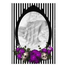 S'est levé et le faire-part de mariage de Goth de 