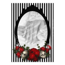 S'est levé et le faire-part de mariage de Goth de 