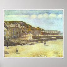 Seurat-Pont et port de Port-en-Bessin Posters