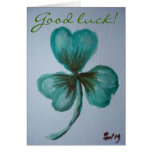 Shamrock de bonne chance ! cartes