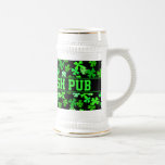 Shamrock irlandais buvant Stein Mug À Café