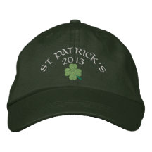 Shamrock St Patrick irlandais Casquettes De Baseball Brodées