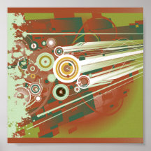 Shapes and Splatter Posters