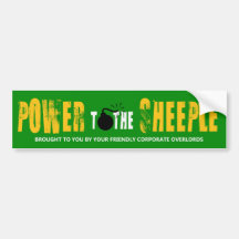 sheeple van de wereld bumperstickers