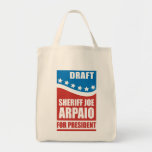 Shérif d'ébauche Joe Arpaio pour le président Sacs Fourre-tout